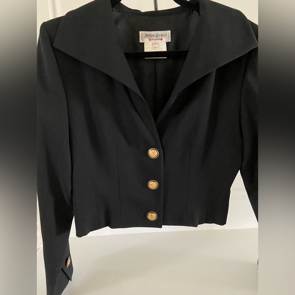 Cropped YSL Blazer VINTAGE - Picture 3 of 9